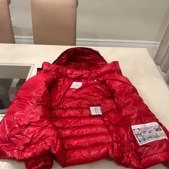 Moncler  woman’s red jacket/ new with out  tags size 1 - Picture 3 of 8